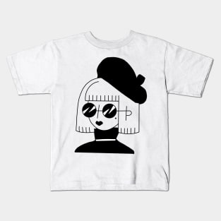 Posh Lady Minimalist Collection Kids T-Shirt